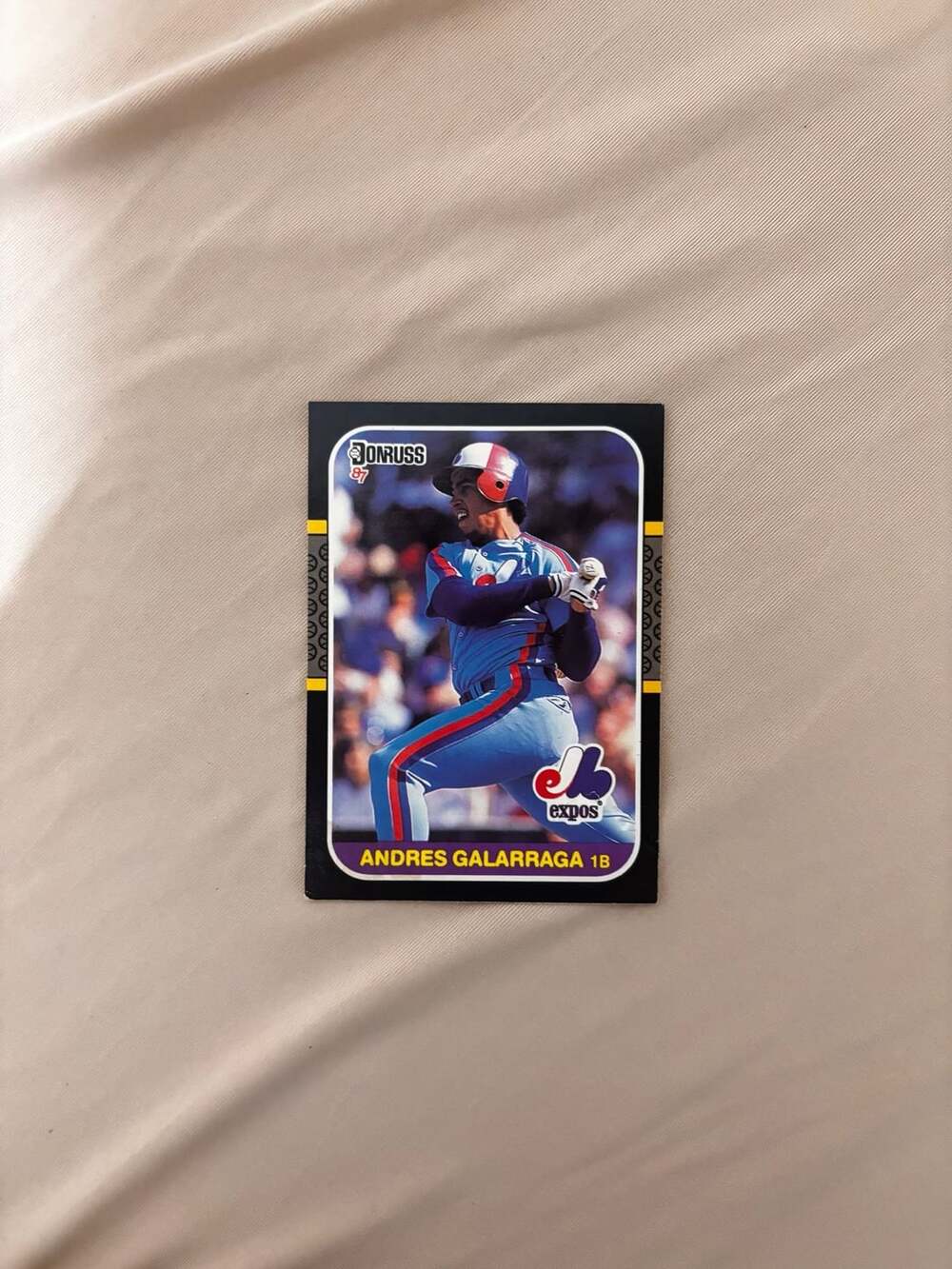 Donruss Andres Galarraga 1987 Montreal Expos Baseball Card #303
